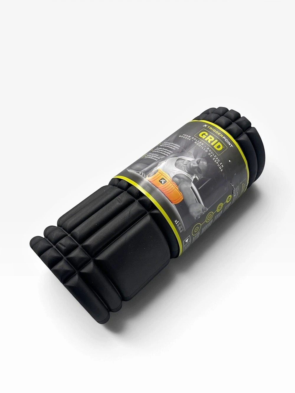 TriggerPoint GRID 1.0 Foam Roller Black - New With Sleeve)